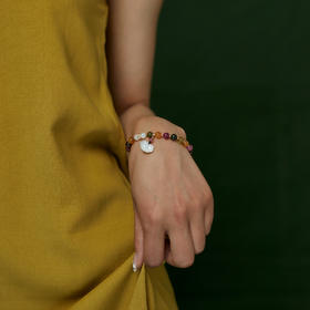 醍醐 碧玺贝壳如意单圈 手串 手链 精选巴西碧玺