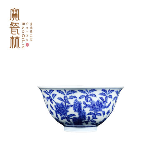 宝瓷林青花内画茶花杯 商品图4