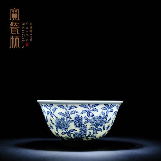 宝瓷林青花内画茶花杯 商品图2