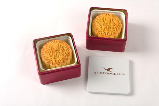 厦航白莲蓉咸蛋黄月饼礼盒B（两盒装） 商品图0