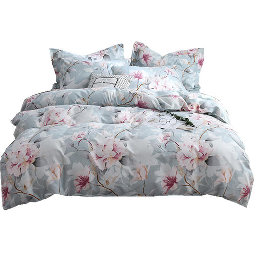 LH-新款全棉磨毛斜纹简约系田园小碎花系列四件套TZW 商品图4