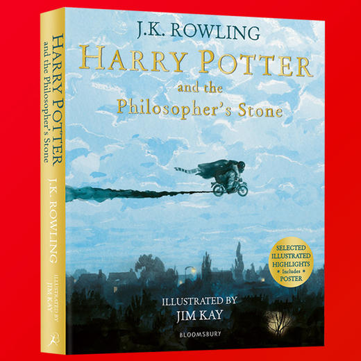 哈利波特与魔法石 插图平装版 英文原版 Harry Potter and the Philosopher’s Stone Illustrated Edition JK罗琳 英文版进口书 商品图0