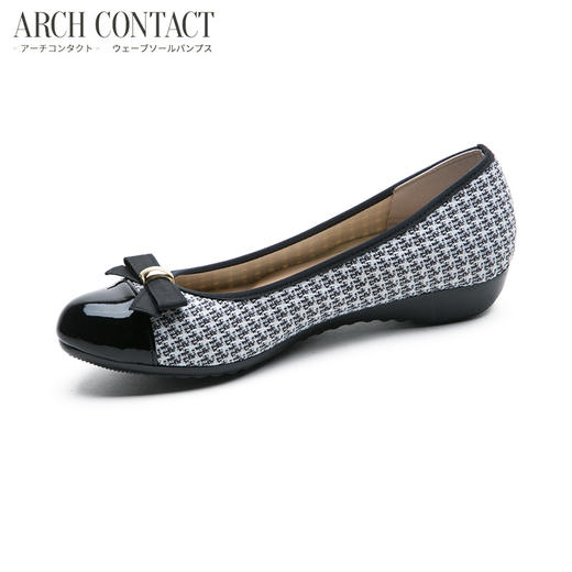 安启美奈ARCHCONTACT套脚浅口低跟单鞋39188 商品图1