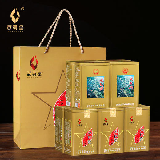 武夷星八三茶人大红袍50克罐装 醇香四溢，岩韵立显 商品图1
