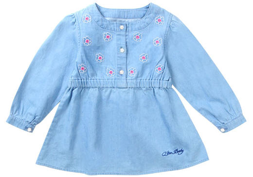 棉果果春秋季女童长袖连衣裙M122700218073 商品图1