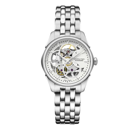 汉米尔顿 Hamilton 爵士系列女士自动机械全镂空腕表 H32405111 商品图0