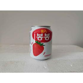 海太草莓果汁 238ml罐装进口休闲饮料品