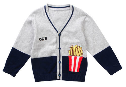 棉果果春秋款男童对开毛衫M112161518097 商品图1