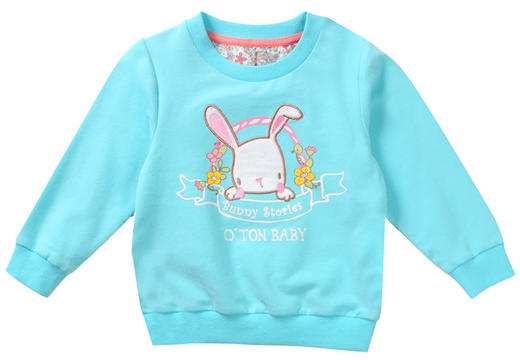 棉果果春秋款女童圆领卫衣M122180218109 商品图1