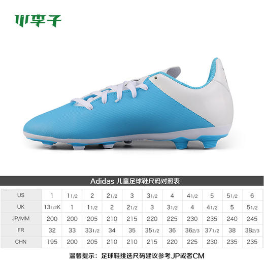 小李子:专柜正品adidas阿迪达斯 X 19.4 FG长钉足球鞋童款F35361 商品图1