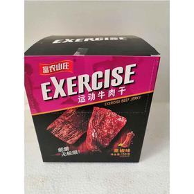 15g富农山庄运动牛肉干黑椒味一盒装