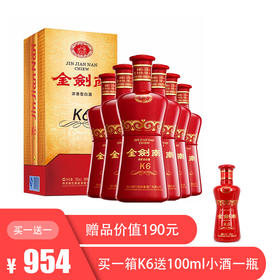 【买一送一】金剑南K6 42度 500ml/瓶