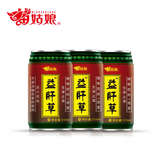 苗姑娘 益肝草红罐 凉茶饮料原汁原味无糖310ml*12罐 商品图1