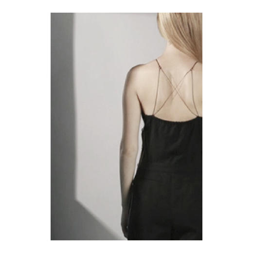 ACFN | 条纹吊带上衣 - 灰 / 黑 / 蓝 商品图5