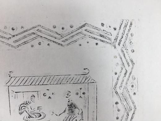 【文创系列】原拓挂轴汉砖拓片 商品图5