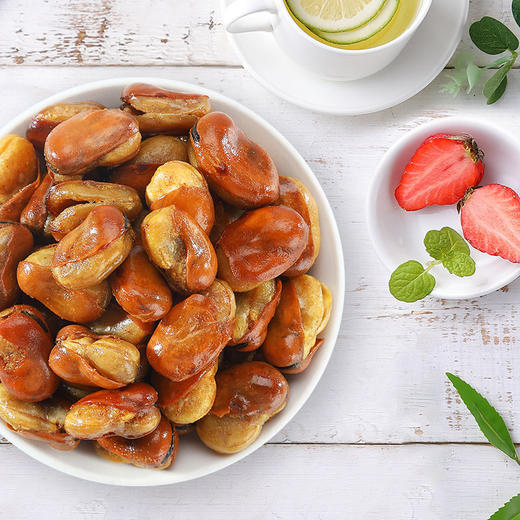 味滋源兰花豆500g袋 坚果炒货蚕豆休闲食品零食 商品图1