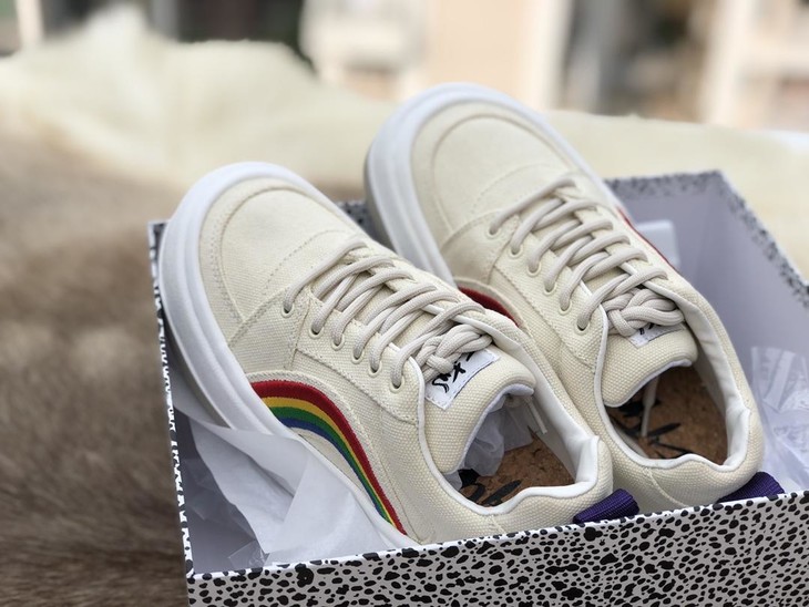 eytys彩虹刺绣休闲鞋断码