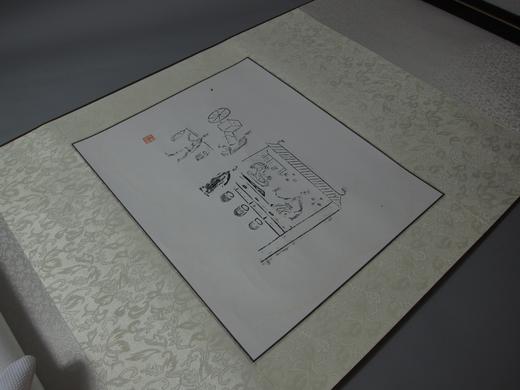 【文创】原拓挂轴汉代人物WG007 商品图5