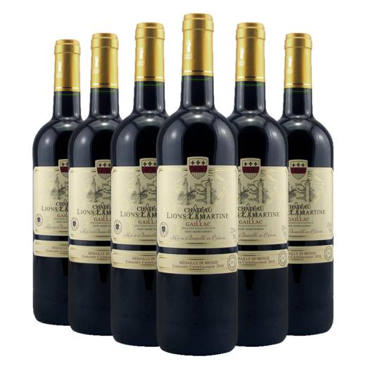 法国拉玛特雄狮堡干红葡萄酒750ml整箱6支