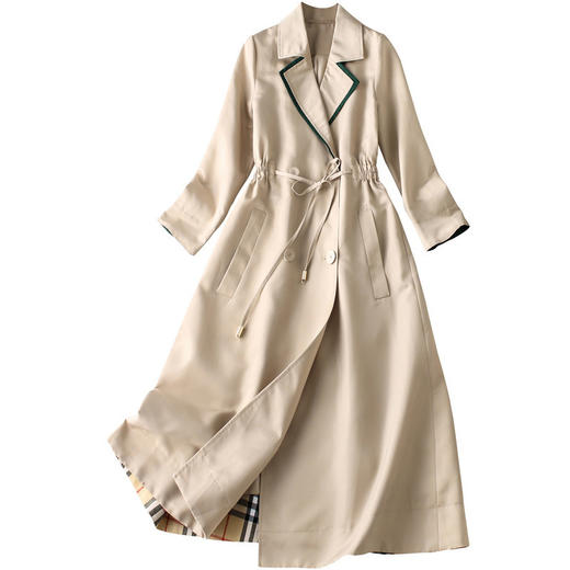 WO-82255新款女装双排扣长款外套 商品图4