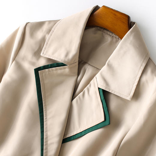 WO-82255新款女装双排扣长款外套 商品图2