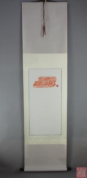 【文创】原拓挂轴汉代车马汉砖WG002