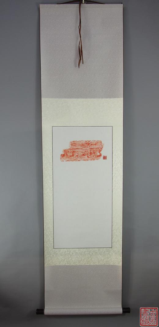 【文创】原拓挂轴汉代车马汉砖WG002 商品图0