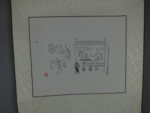 【文创】原拓挂轴汉代人物WG007 商品图1