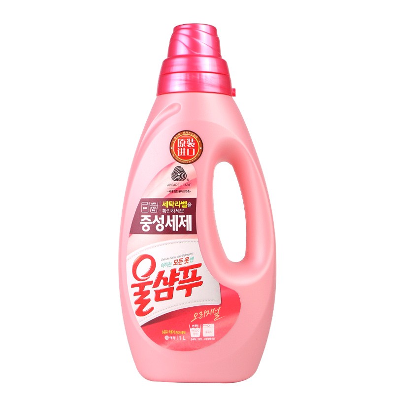 AEKYUNG/爱敬 羊毛中性洗衣液 1LJPY带授权招加盟代理