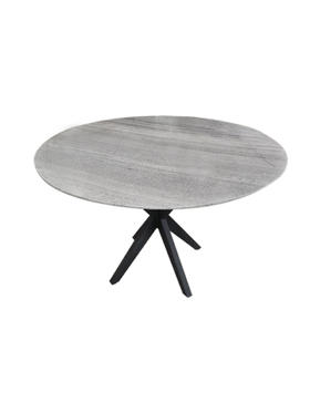 NS家居 nsfurniture进口大理石台面圆餐桌NSDT-AHHX-RD48