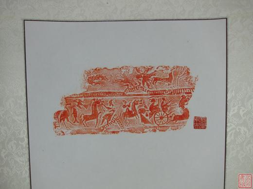 【文创】原拓挂轴汉代车马汉砖WG002 商品图1