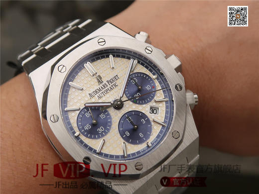 Audemars Piguet皇家橡树系列26331款腕表ASIA7750全自动计时机芯，原装开模，尺寸：41*14.5毫米）。纯精钢，男士腕表，精钢表带，密底 商品图9