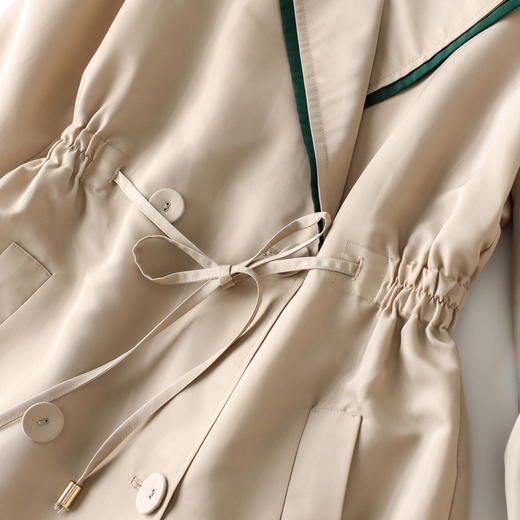 WO-82255新款女装双排扣长款外套 商品图3