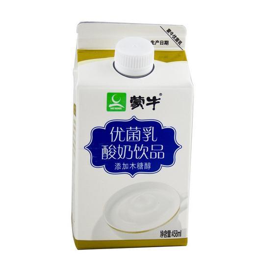 蒙牛优菌乳木糖醇酸奶458g*12盒/箱 商品图1