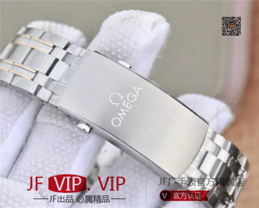 VS欧米茄海马300M间金，选对版本很重要。VS版本和正品在12点位外圈口带有贵金属印记：AU750 、狗头标 、天平秤 、欧logo➕正品原版开模的精品中的精品，无破绽版本❕❕❕ 商品图9