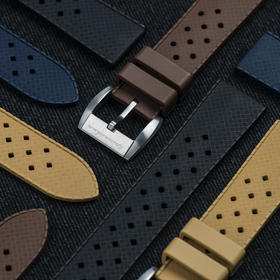 原装配件SPINNAKER橡胶表带20mm/22mm