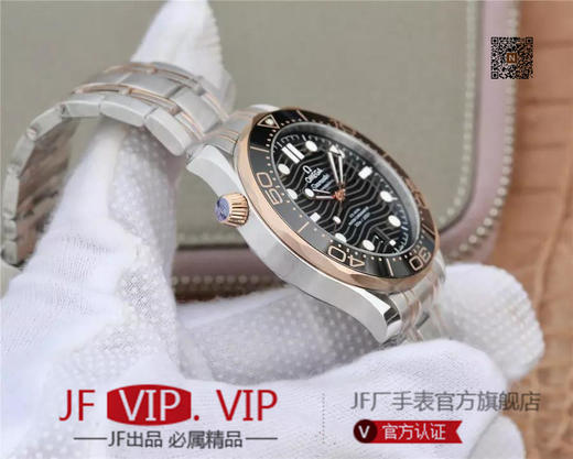 VS欧米茄海马300M间金，选对版本很重要。VS版本和正品在12点位外圈口带有贵金属印记：AU750 、狗头标 、天平秤 、欧logo➕正品原版开模的精品中的精品，无破绽版本❕❕❕ 商品图5