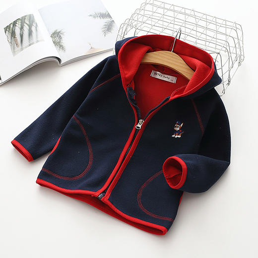 SHH-新款男童双面绒休闲户外摇粒绒上衣 商品图3