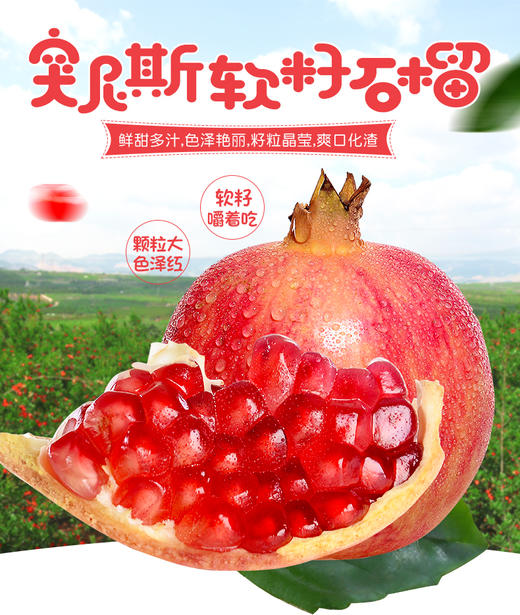 突尼斯软籽石榴一份3个 商品图0