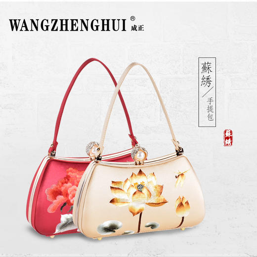 CZ-1853新款中国风刺绣手工古装搭配复古女士单肩包TZW 商品图2