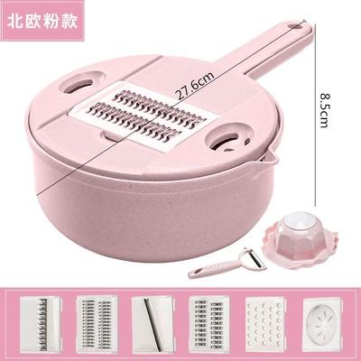 【格调厨房神器 沥水刨丝一体】护手多功能切菜器土豆丝切丝器刨丝器 商品图8