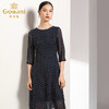 乔万尼早秋装时尚修身气质波点七分袖连衣裙中长款EN3E320 商品缩略图2