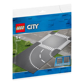 乐高LEGO 弯道与十字路口60237