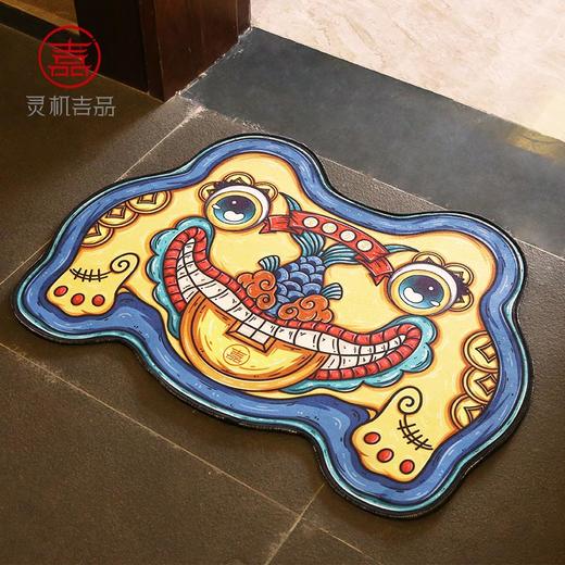 灵机吉品开运文创金蟾万贯地毯 商品图6