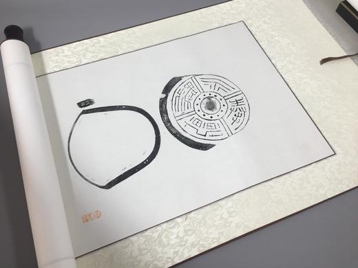 【文创系列】原拓挂轴汉代瓦当拓片 商品图4