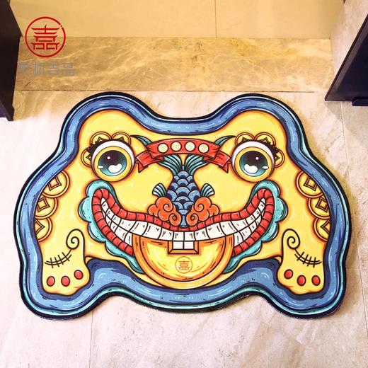 灵机吉品开运文创金蟾万贯地毯 商品图5