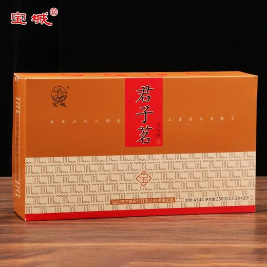 【浓香醇滑，岩韵甘爽】宝城 A144君子茗大红袍茶叶盒装250g茶20小泡乌龙茶 商品图0