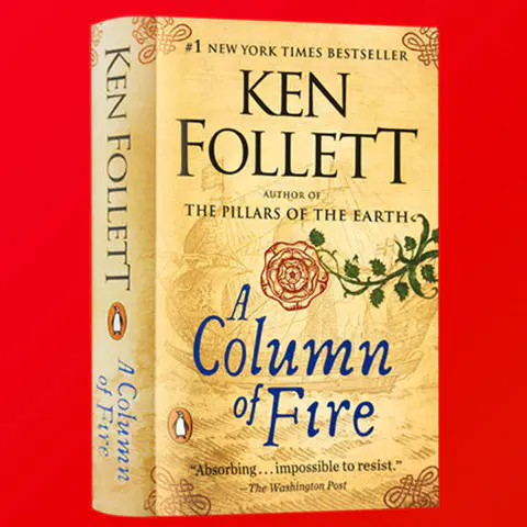 永恒火焰英文原版a Column Of Fire 中世纪三部曲3烈火之柱英文版巨人的陨落作者肯福莱特ken Follett