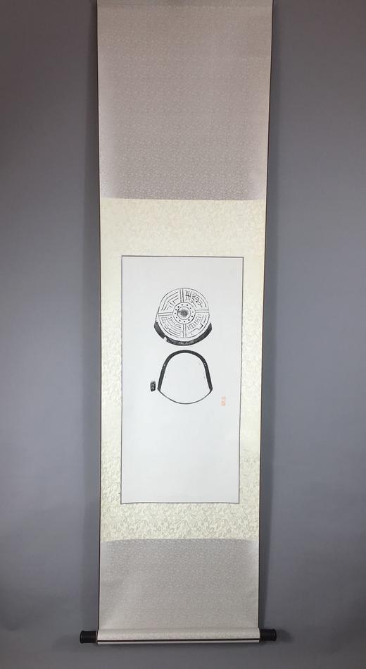 【文创系列】原拓挂轴汉代瓦当拓片 商品图0