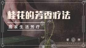 芳香小讲︱桂花的芳香疗法